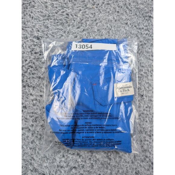 Abercrombie & Fitch Shorts Men Large Blue Trunks Surf Summer Beach Drawstring - Picture 9 of 9